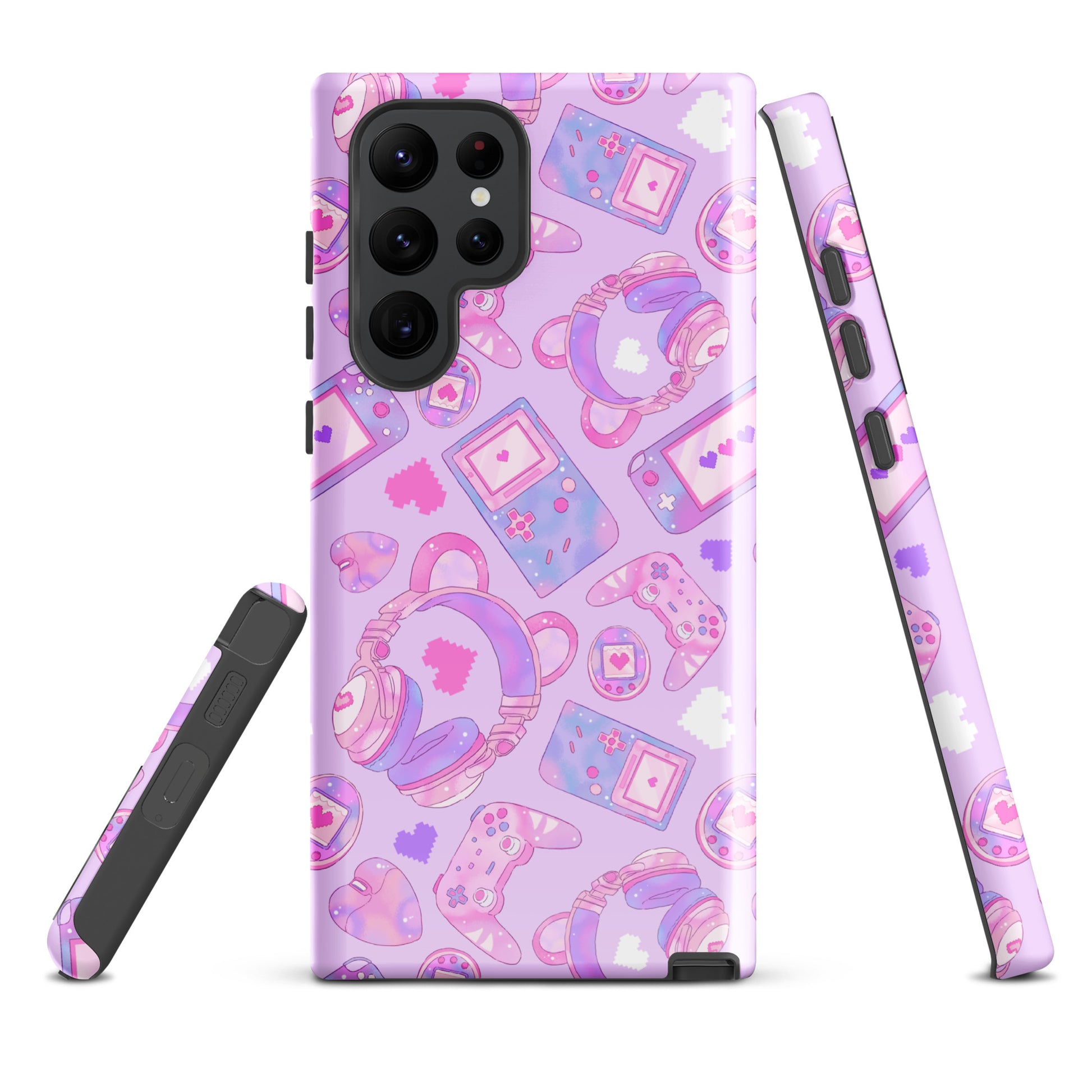 Protect your phone with the Gamer Girl Samsung® Tough Case, featuring a cute, artistic design and durable materials.