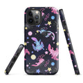 Colorful Axolotl iPhone® Tough Case featuring a durable design for stylish phone protection all year round.