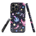 Colorful Axolotl iPhone® Tough Case featuring a durable design to protect your phone in style. Perfect for year-round use!