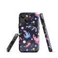 Colorful Axolotl iPhone® Tough Case featuring a durable design to protect your phone while keeping it stylish.