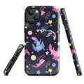 Stylish Axolotl iPhone® Tough Case features a vibrant design, offering durable protection for your phone year-round.