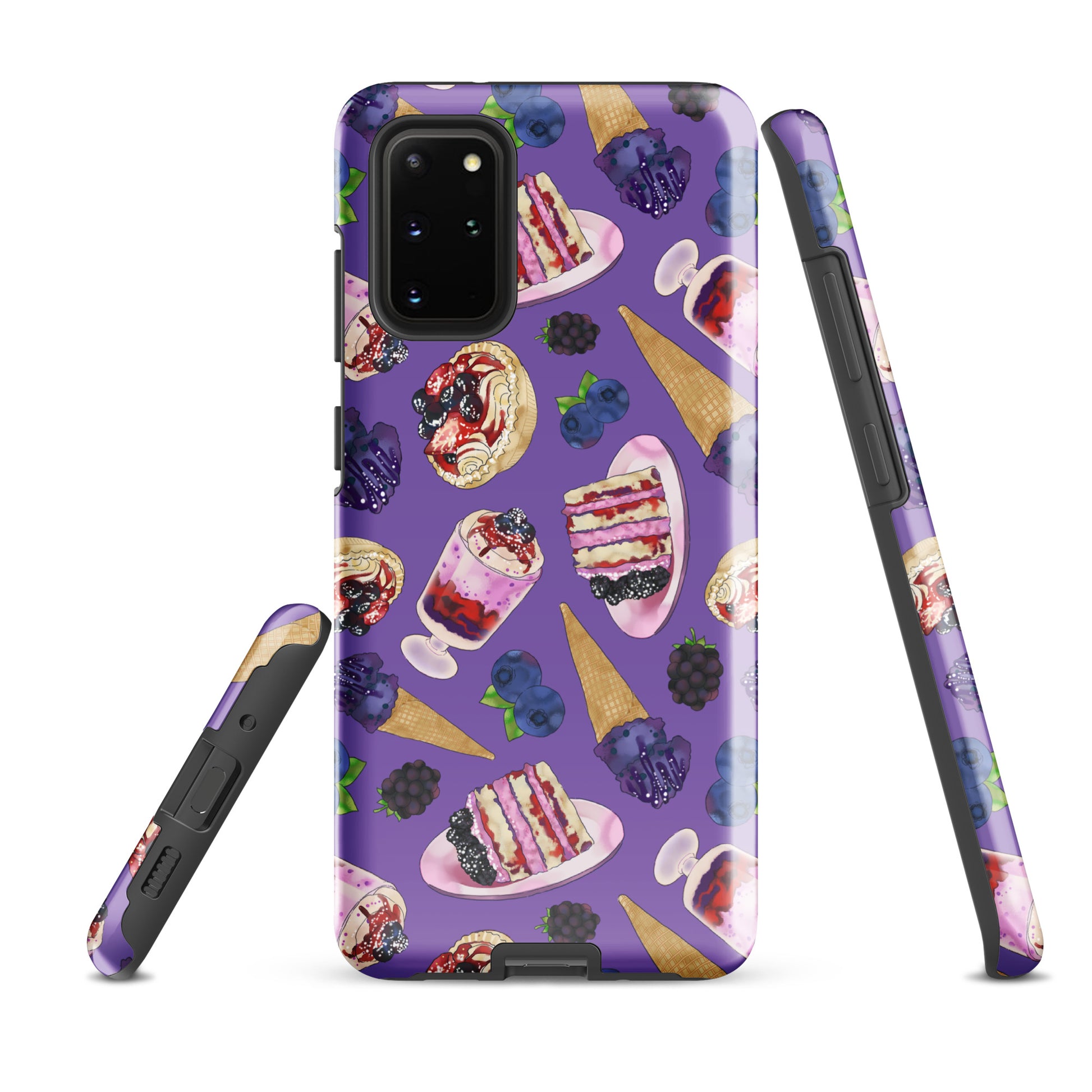 Berry Samsung® Tough Case features a vibrant design, providing durability and style to protect your phone from damage.