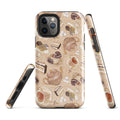 Stylishly protect your phone with the Café iPhone® Tough Case, featuring a charming dessert print for every aesthetic.