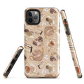Café iPhone® Tough Case features a stylish dessert design, perfect for protecting your phone with flair.