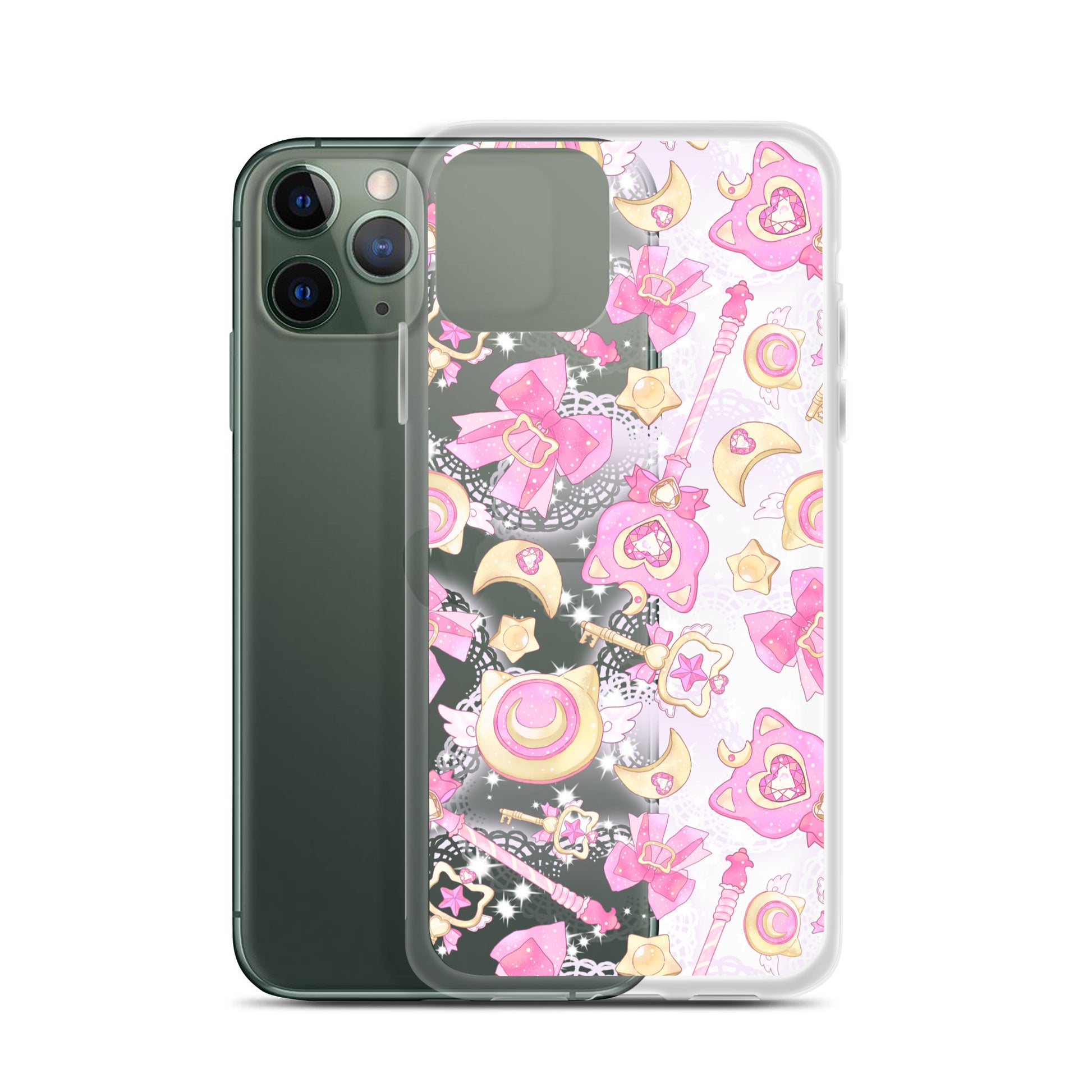 Sleek and colorful, the Magical Girl iPhone® Clear Case combines style and protection for your magical gadgets.