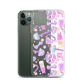 Protect your iPhone® with the stylish Glitter Gains iPhone® Clear Case featuring vibrant graphics and flexible design.