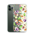 Showcase your style with the Filipino Dessert iPhone® Clear Case featuring vibrant ube rolls and halo-halo designs.