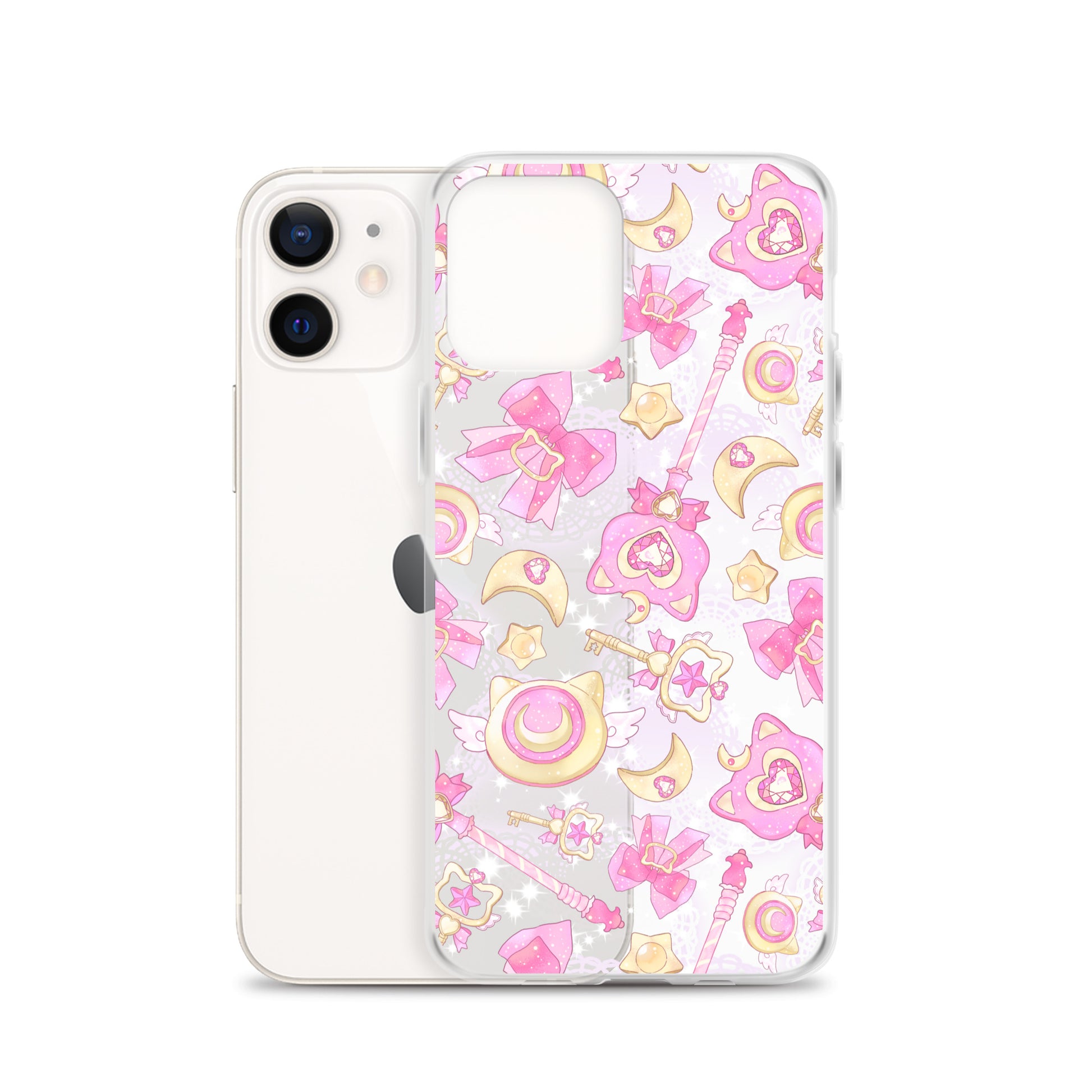 Showcase your style with the Magical Girl iPhone® Clear Case, featuring vibrant designs for a magical touch.
