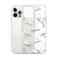 Sleek Snow Bird iPhone® Clear Case offers protection against scratches and dirt with a flexible design for easy use.