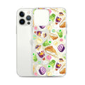Showcase your love for sweets with the Filipino Dessert iPhone® Clear Case, featuring vibrant ube rolls and halo-halo.