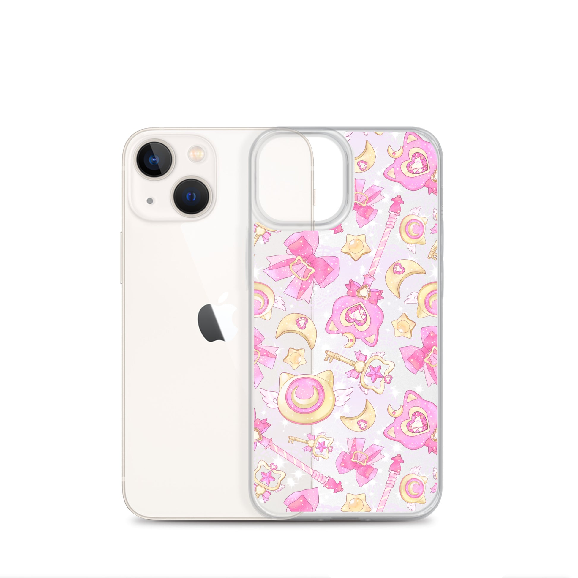 Sleek and colorful, the Magical Girl iPhone® Clear Case showcases vibrant magical designs to protect your phone.
