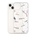 Sleek Snow Bird iPhone® Clear Case offers protection and style with a flexible design and beautiful bird illustrations.