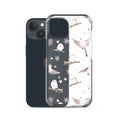 Sleek Snow Bird iPhone® Clear Case features a flexible design, protecting against scratches and dirt with style.