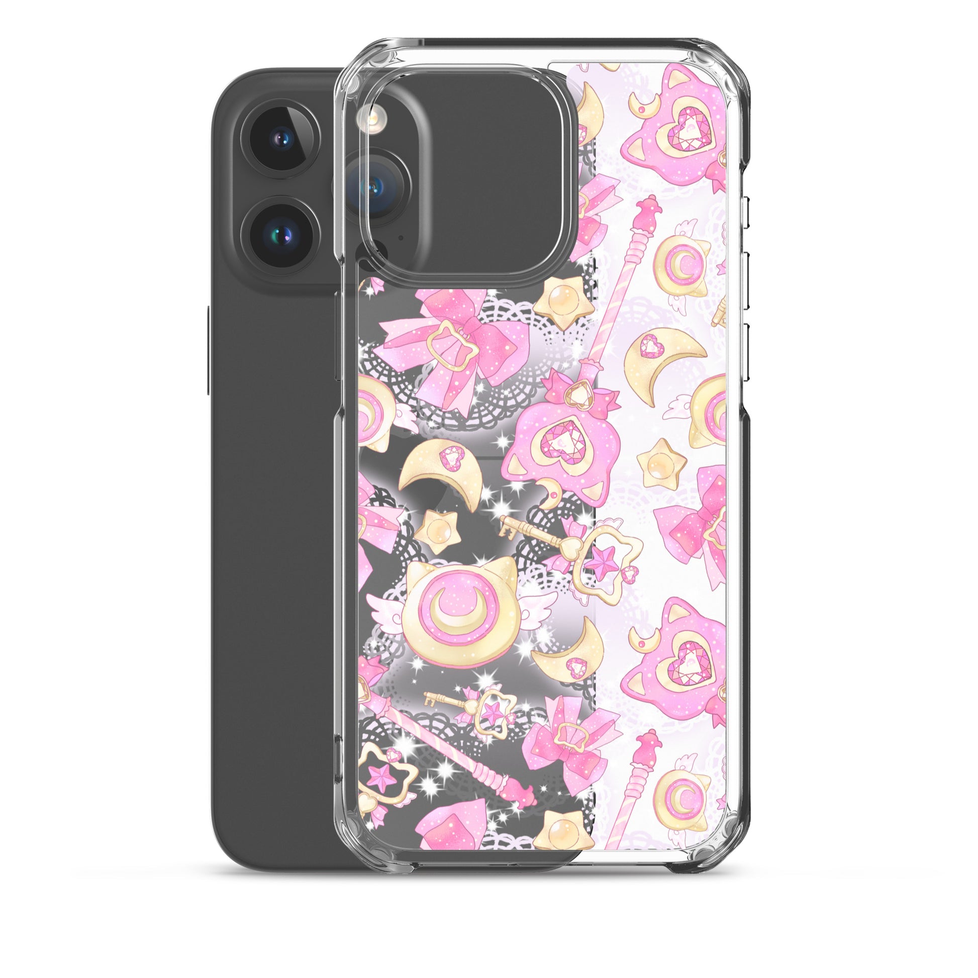 Sleek and colorful, the Magical Girl iPhone® Clear Case showcases magical designs to protect your phone in style.