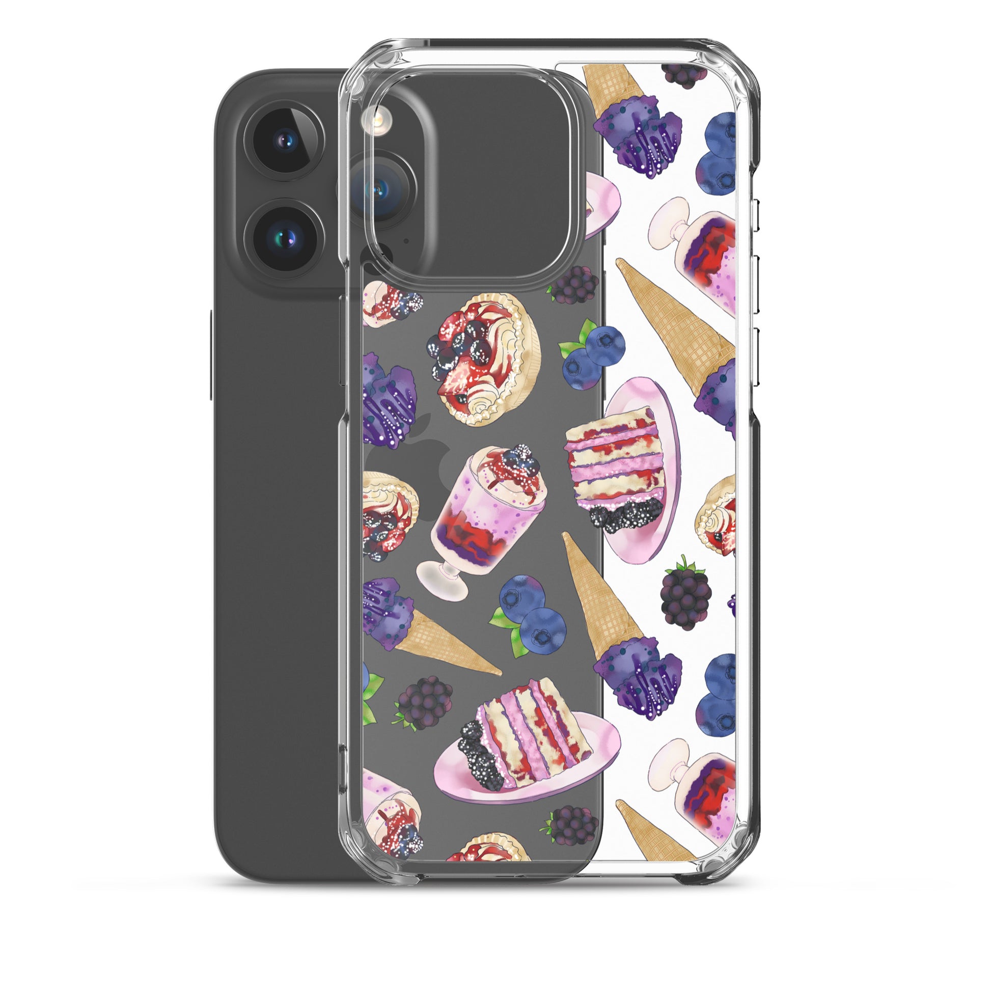 Protect your phone in style with the Berry iPhone® Clear Case, featuring a solid back and flexible design.