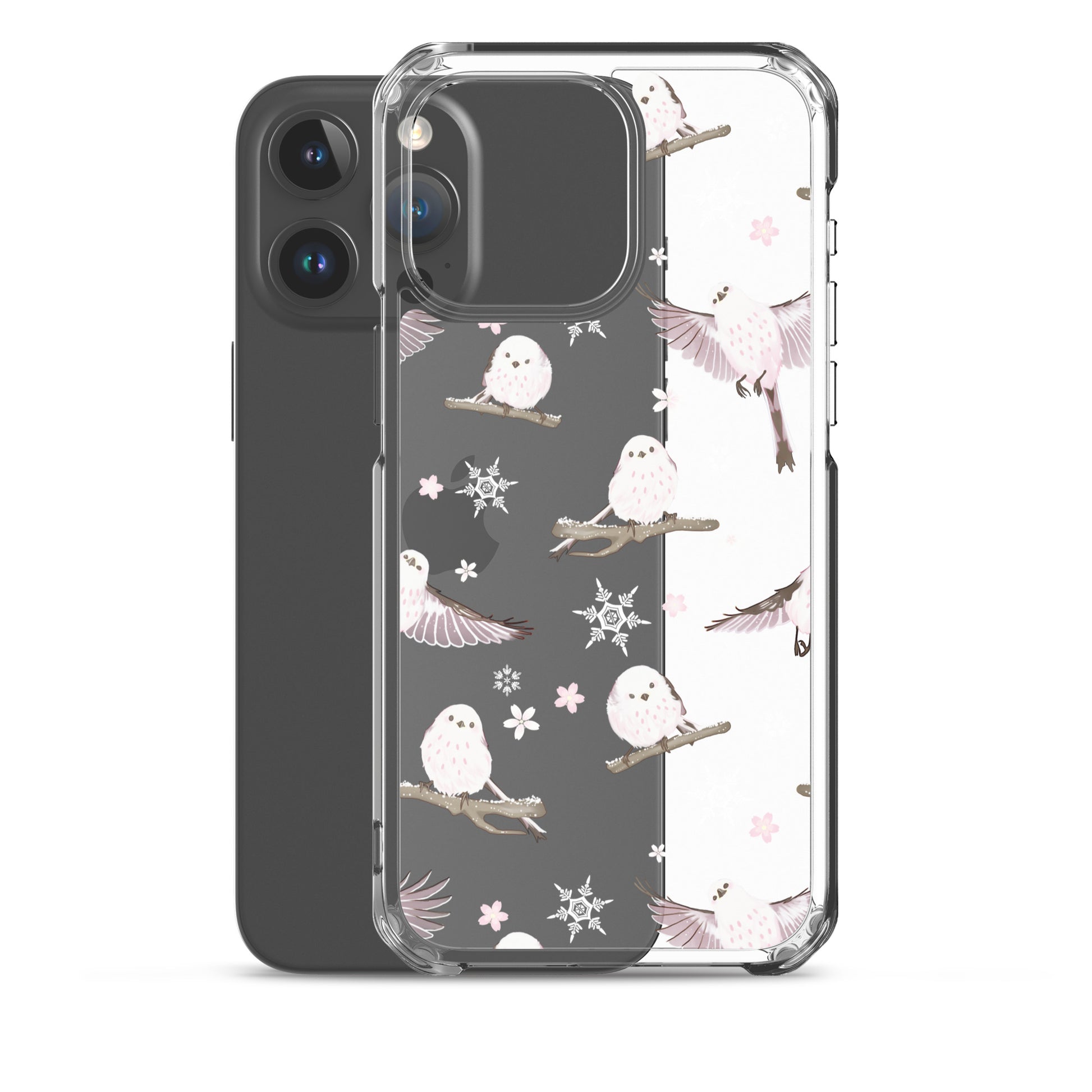 Sleek Snow Bird iPhone® Clear Case features a unique design for protection against scratches and dust. Perfect for any style!