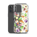 Showcase your love for sweets with the Filipino Dessert iPhone® Clear Case featuring vibrant ube rolls and halo-halo.