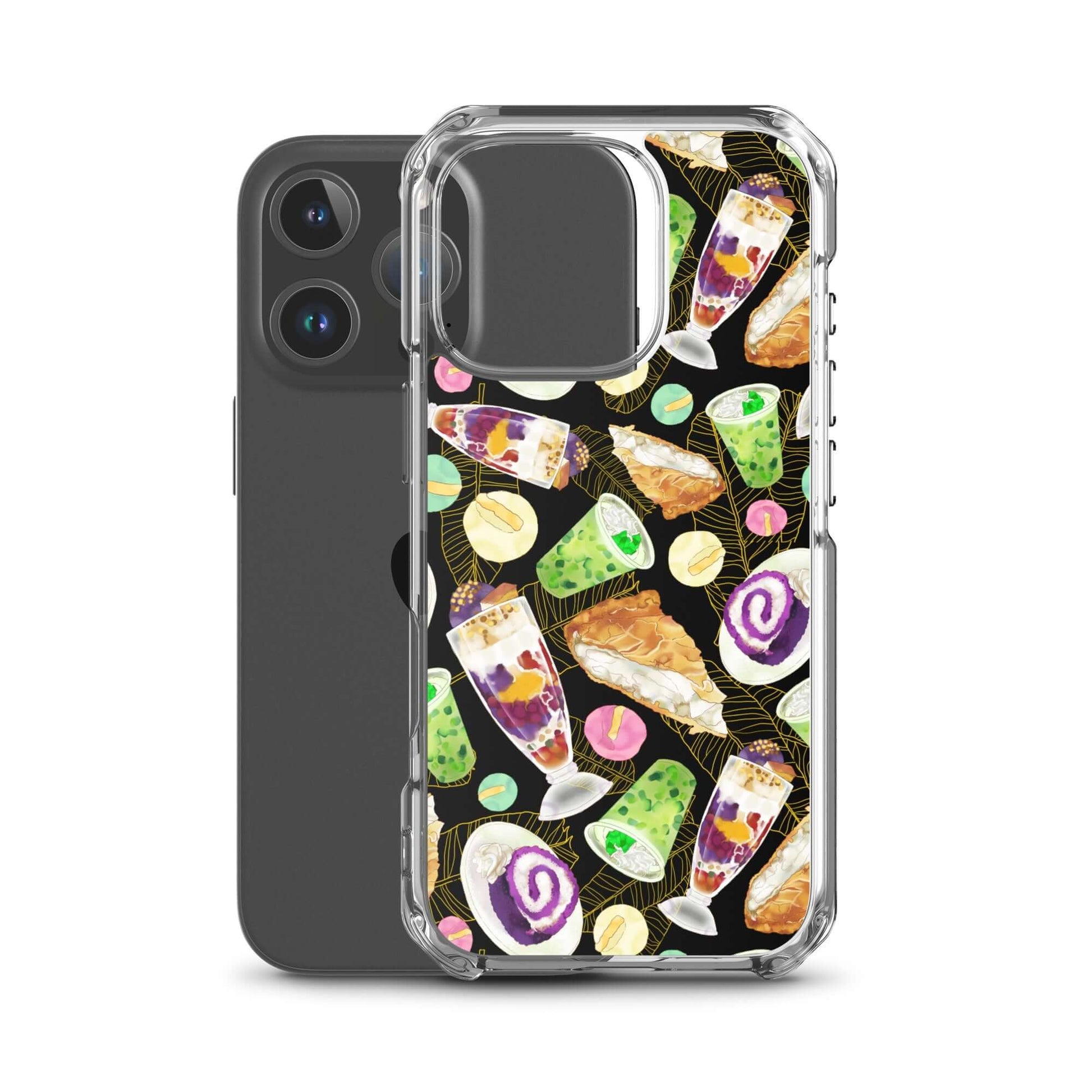 Add a touch of sweetness to your iPhone with the Filipino Dessert iPhone® Clear Case featuring colorful treats.