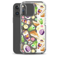 Showcase your love for sweets with the Filipino Dessert iPhone® Clear Case featuring vibrant ube rolls and halo-halo.