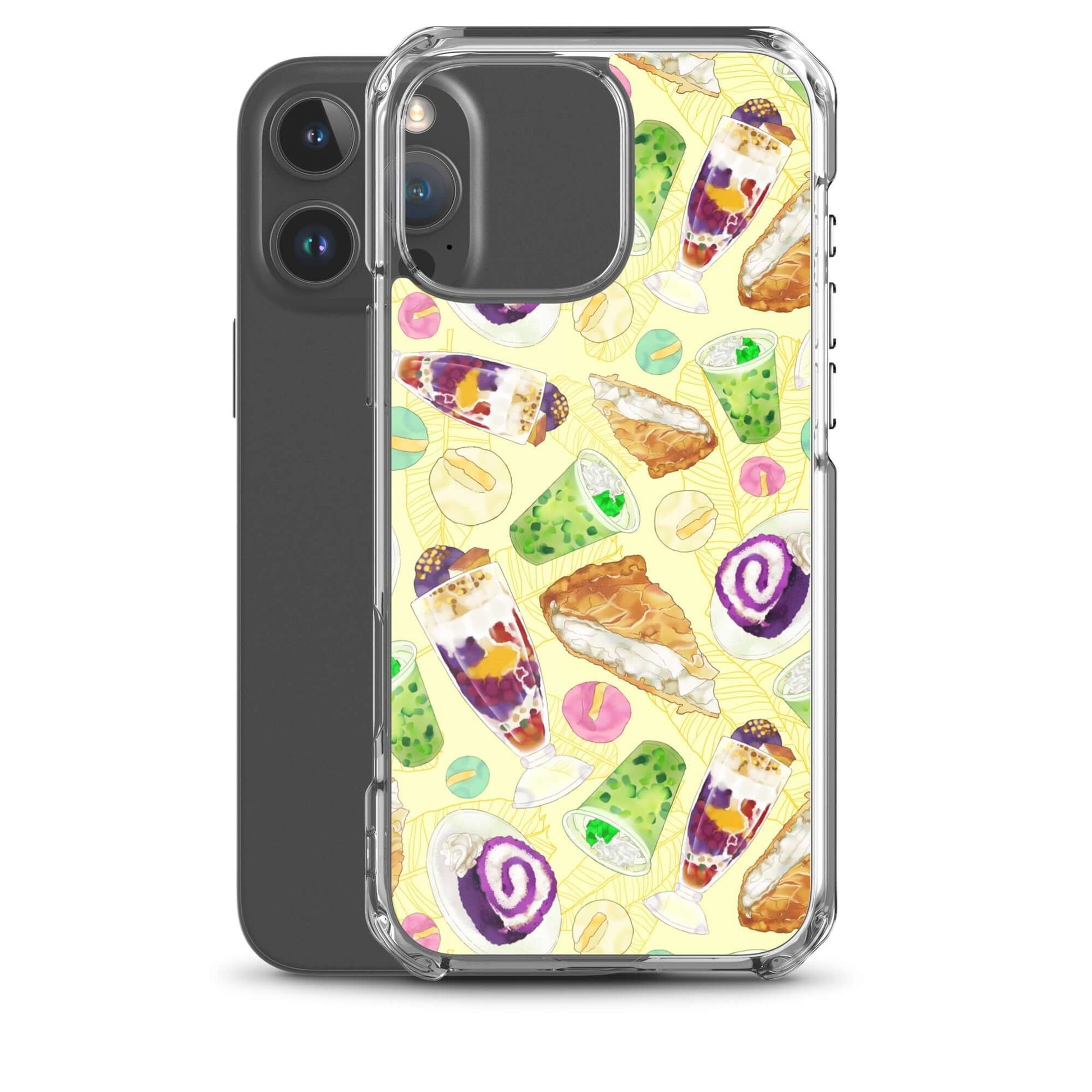 Showcase your love for sweets with the Filipino Dessert iPhone® Clear Case featuring vibrant treats like halo-halo.