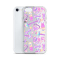 Sleek Glitter Gains iPhone® Clear Case featuring a fun design, offering protection from scratches and dirt.