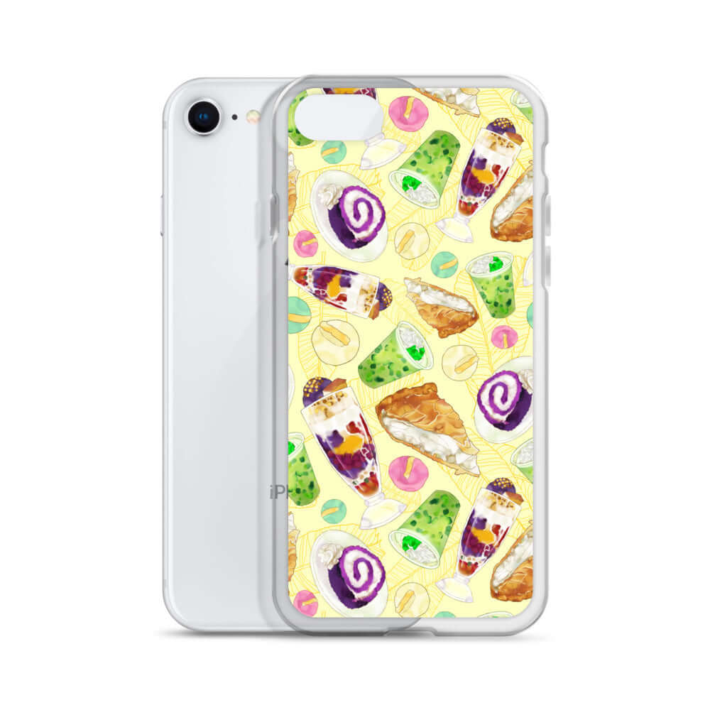 Showcasing vibrant ube rolls and halo-halo, the Filipino Dessert iPhone® Clear Case adds sweetness to your device.