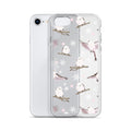 Protect your phone with the stylish Snow Bird iPhone® Clear Case featuring a unique bird design and flexible sides.