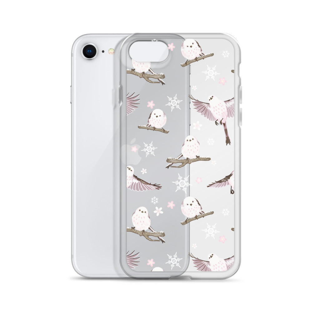 Protect your phone with the stylish Snow Bird iPhone® Clear Case featuring a unique bird design and flexible sides.