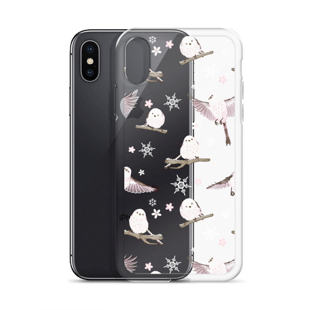 Sleek Snow Bird iPhone® Clear Case designed to protect against scratches and dirt with flexible, easy-to-use features.