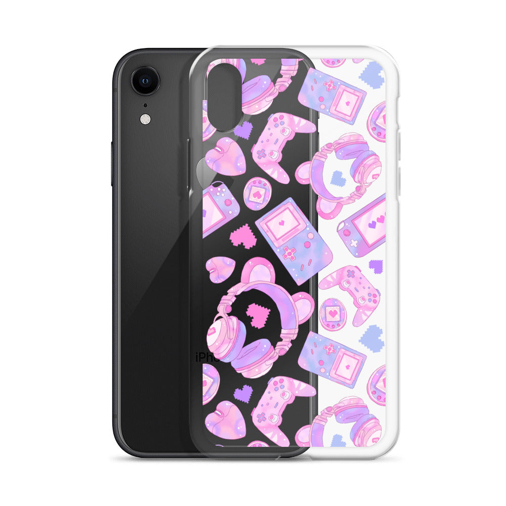 Protect your phone in style with the Gamer Girl iPhone® Clear Case, featuring a sleek design and vibrant gaming graphics.