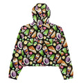 Show off your style with the Filipino Dessert cropped windbreaker, featuring vibrant prints of beloved Filipino treats.