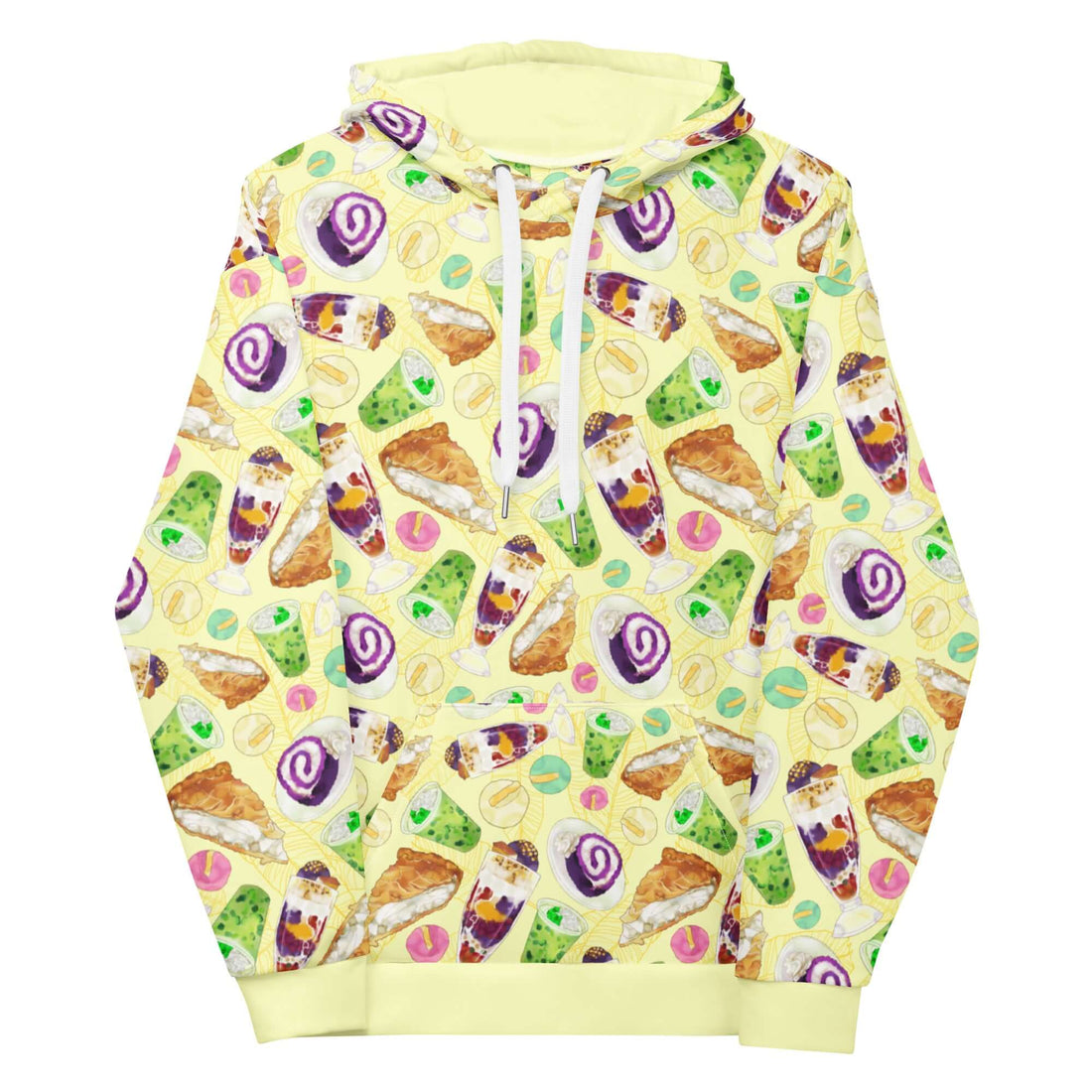 Cozy up in the Filipino Dessert Hoodie, featuring vibrant Filipino treats for a sweet, nostalgic look.