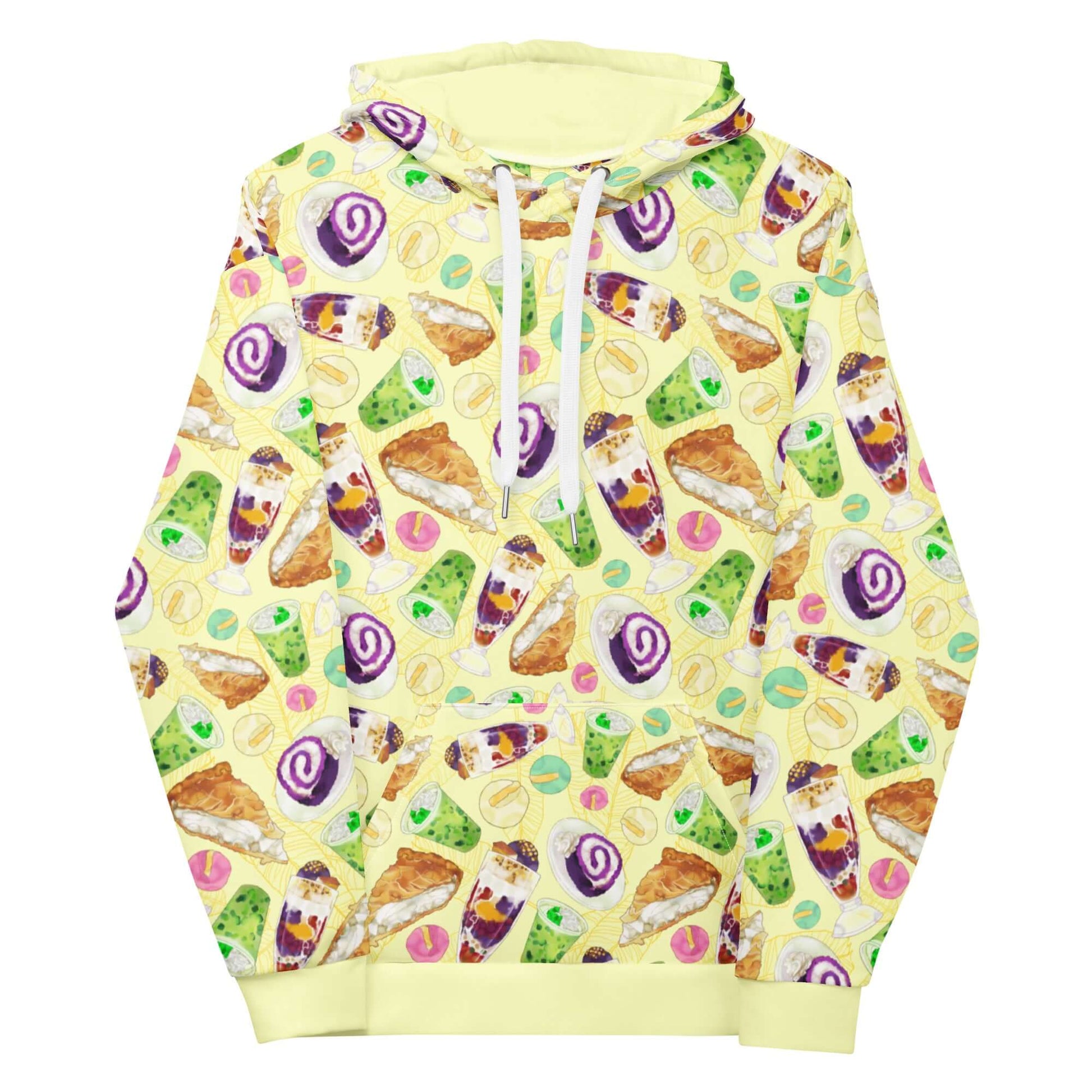 Cozy up in the Filipino Dessert Hoodie, featuring vibrant Filipino treats for a sweet, nostalgic look.