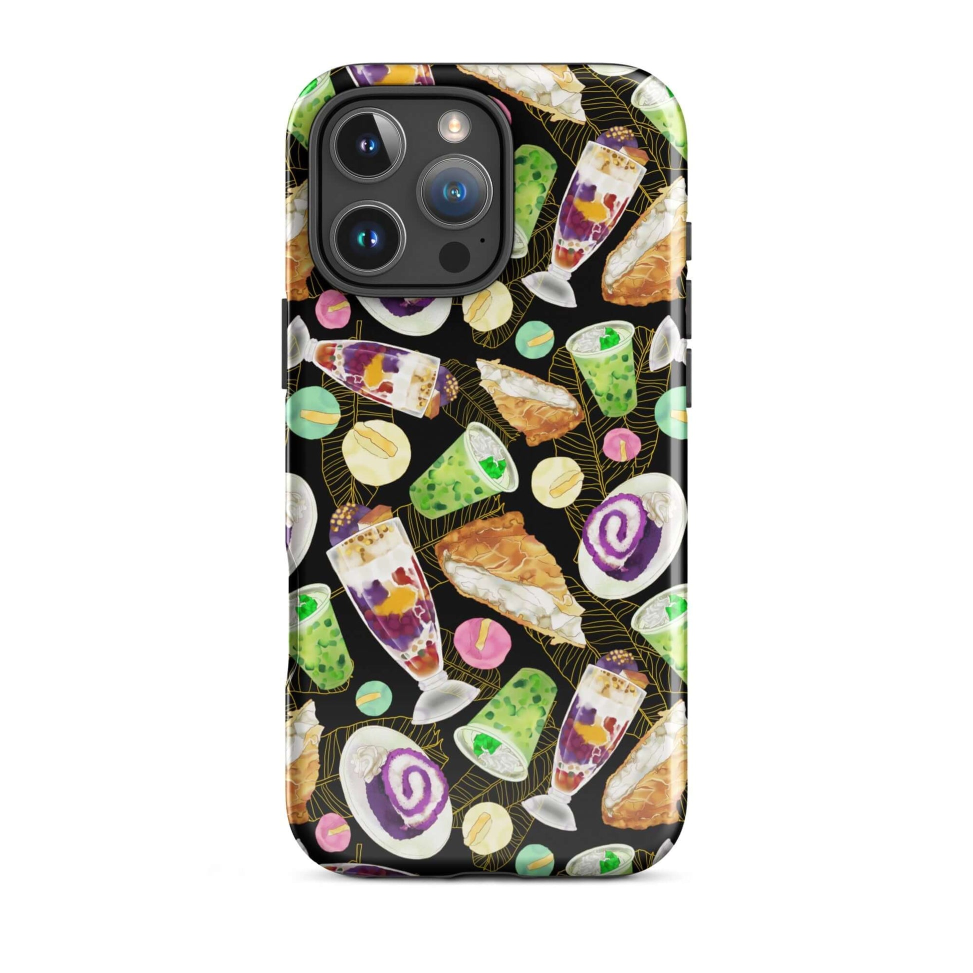 Showcase your love for Filipino treats with the Filipino Dessert iPhone® Tough Case, blending style and protection.