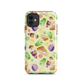 Vibrant Filipino Dessert iPhone® Tough Case showcases colorful sweets, perfect for fans of Filipino cuisine.
