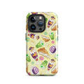 Colorful Filipino Dessert iPhone® Tough Case featuring tropical treats, ideal for showcasing your love for the Philippines.