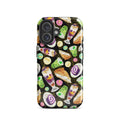 Colorful Filipino Dessert iPhone® Tough Case features delicious treats, perfect for celebrating Filipino cuisine.