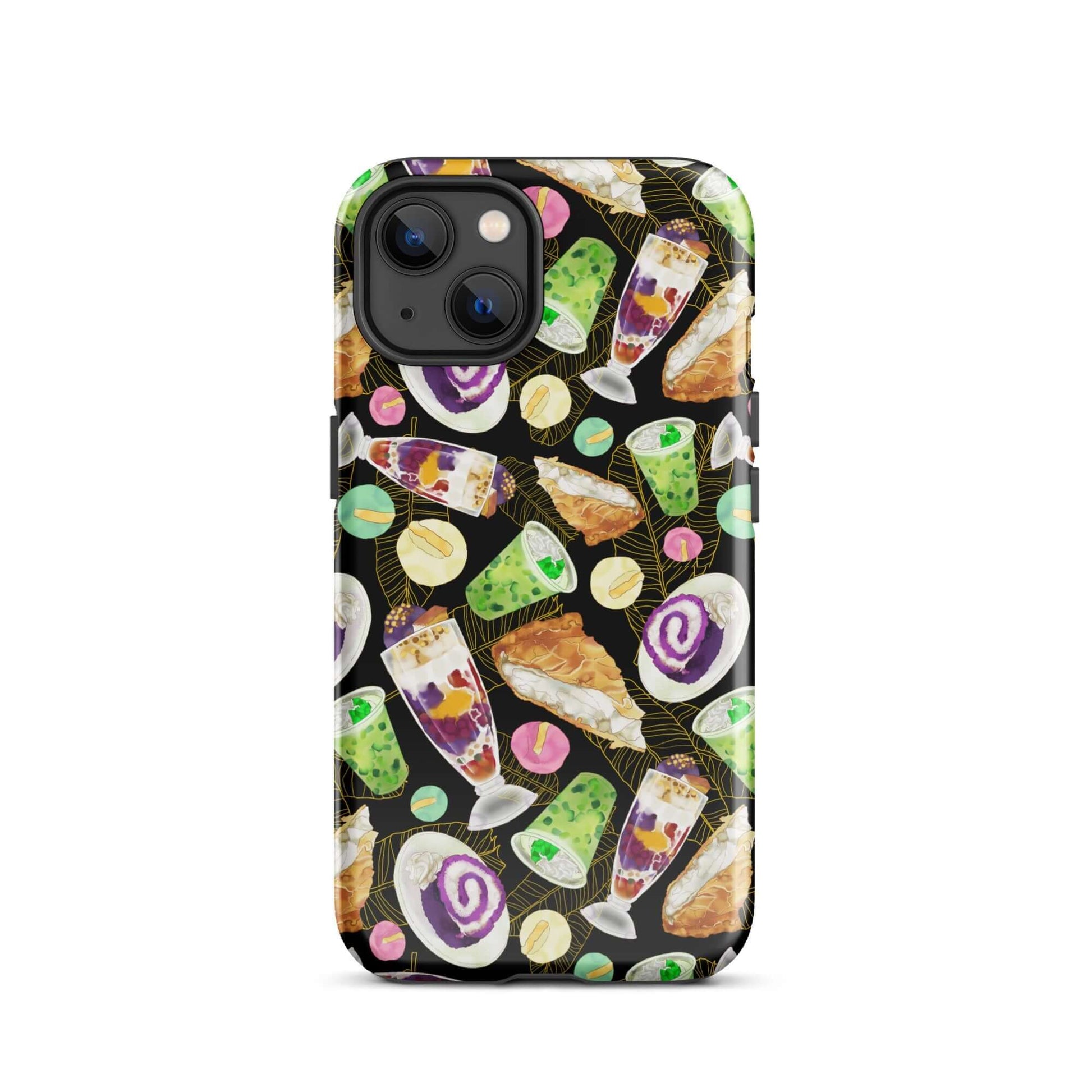 Protect your iPhone in style with the Filipino Dessert iPhone® Tough Case featuring vibrant sweet treats.
