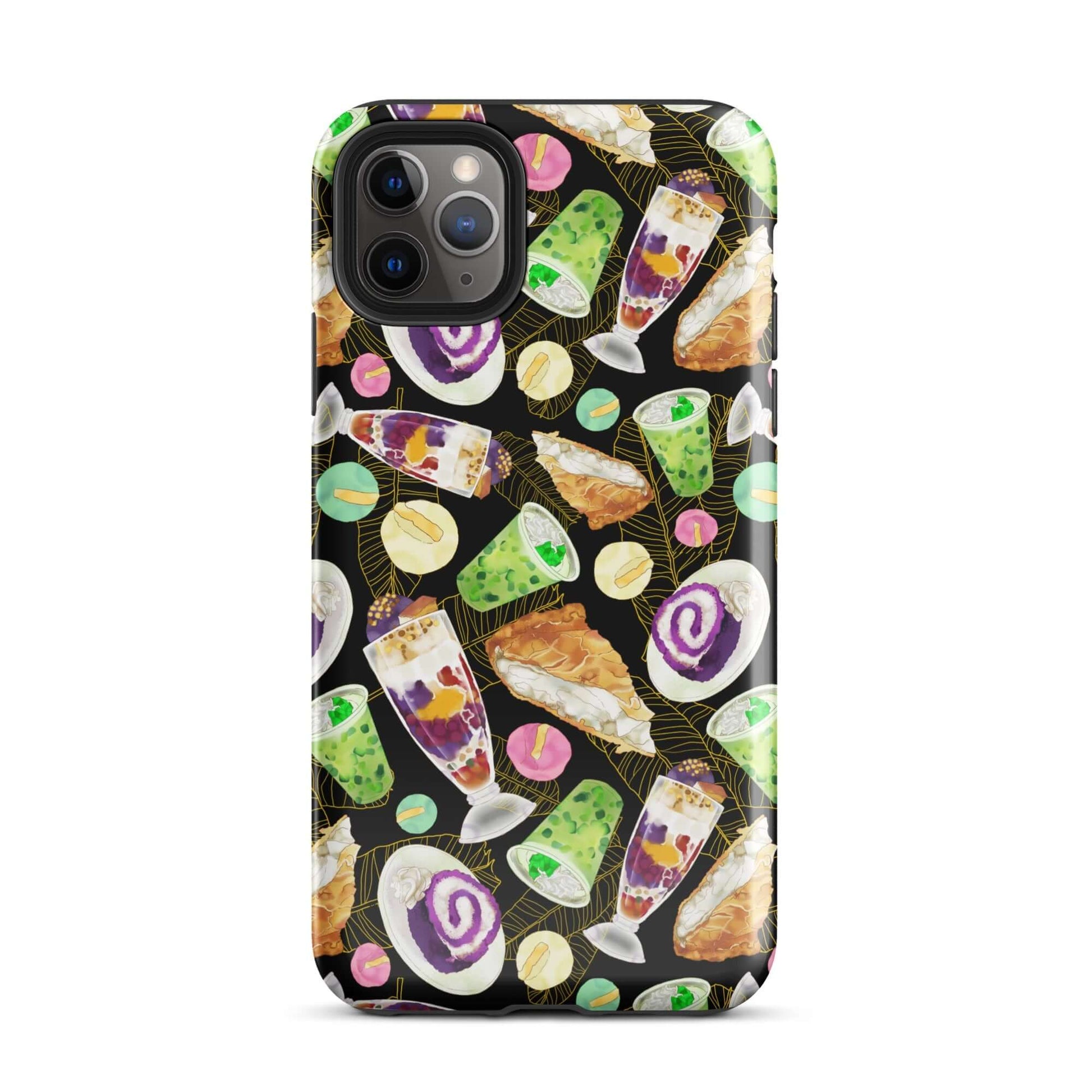 Showcase your love for sweets with the Filipino Dessert iPhone® Tough Case, featuring vibrant dessert designs.