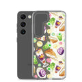 Showcase your style with the Filipino Dessert Samsung® Clear Case featuring delightful ube rolls and halo-halo treats.
