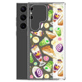 Showcase your love for sweets with the Filipino Dessert Samsung® Clear Case, featuring ube rolls and halo-halo designs.