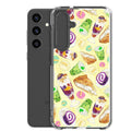 Showcase your love for sweets with the Filipino Dessert Samsung® Clear Case featuring ube rolls and halo-halo treats.