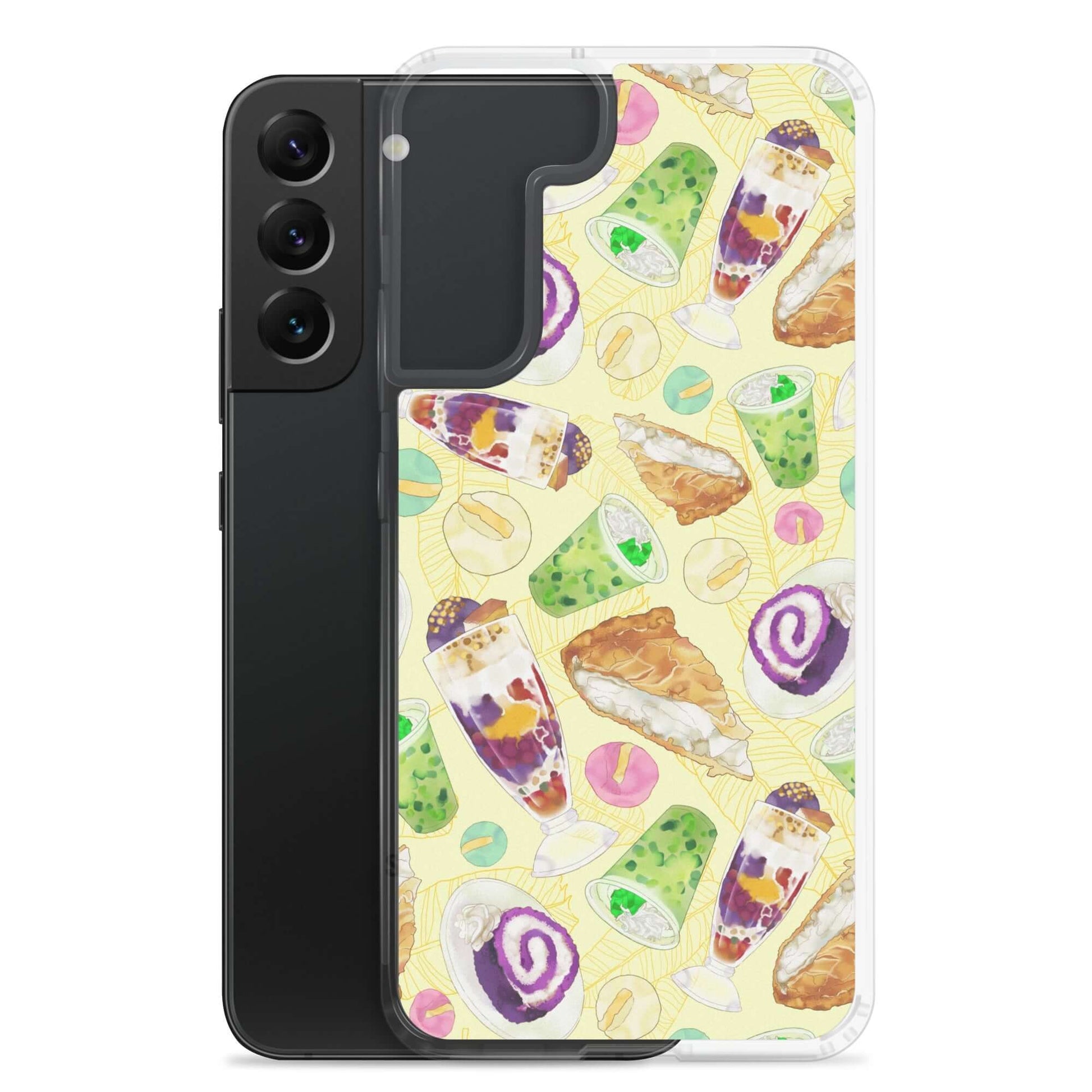 Showcasing delicious ube rolls and halo-halo, the Filipino Dessert Samsung® Clear Case adds sweet style to your phone.