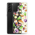 Showcase your love for sweets with the Filipino Dessert Samsung® Clear Case featuring vibrant ube rolls and halo-halo.