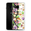 Showcase your style with the Filipino Dessert Samsung® Clear Case, featuring colorful treats like ube rolls and halo-halo.