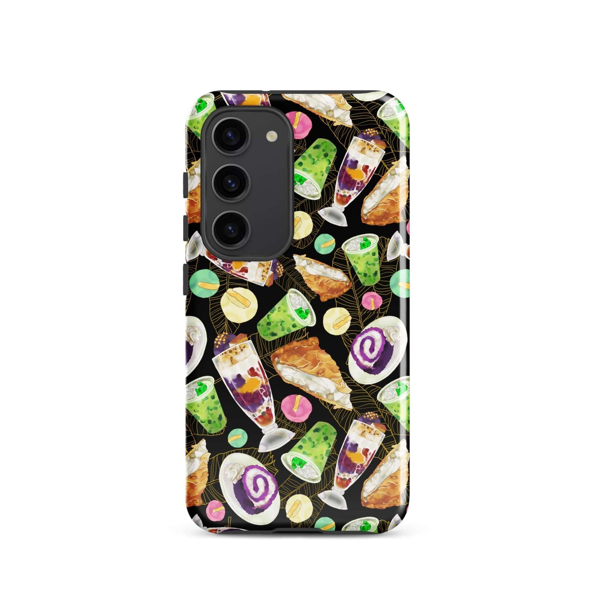Colorful Filipino Dessert Samsung® Tough Case showcases delicious treats, perfect for sweet tooth enthusiasts.