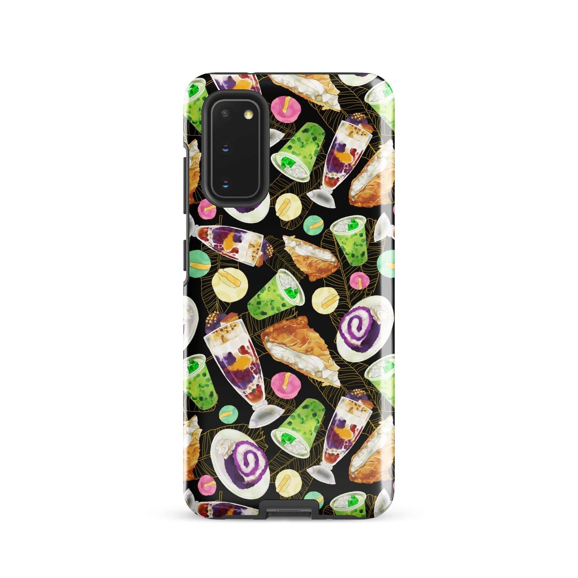 Colorful Filipino Dessert Samsung® Tough Case showcasing sweet treats, perfect for celebrating Filipino culture.