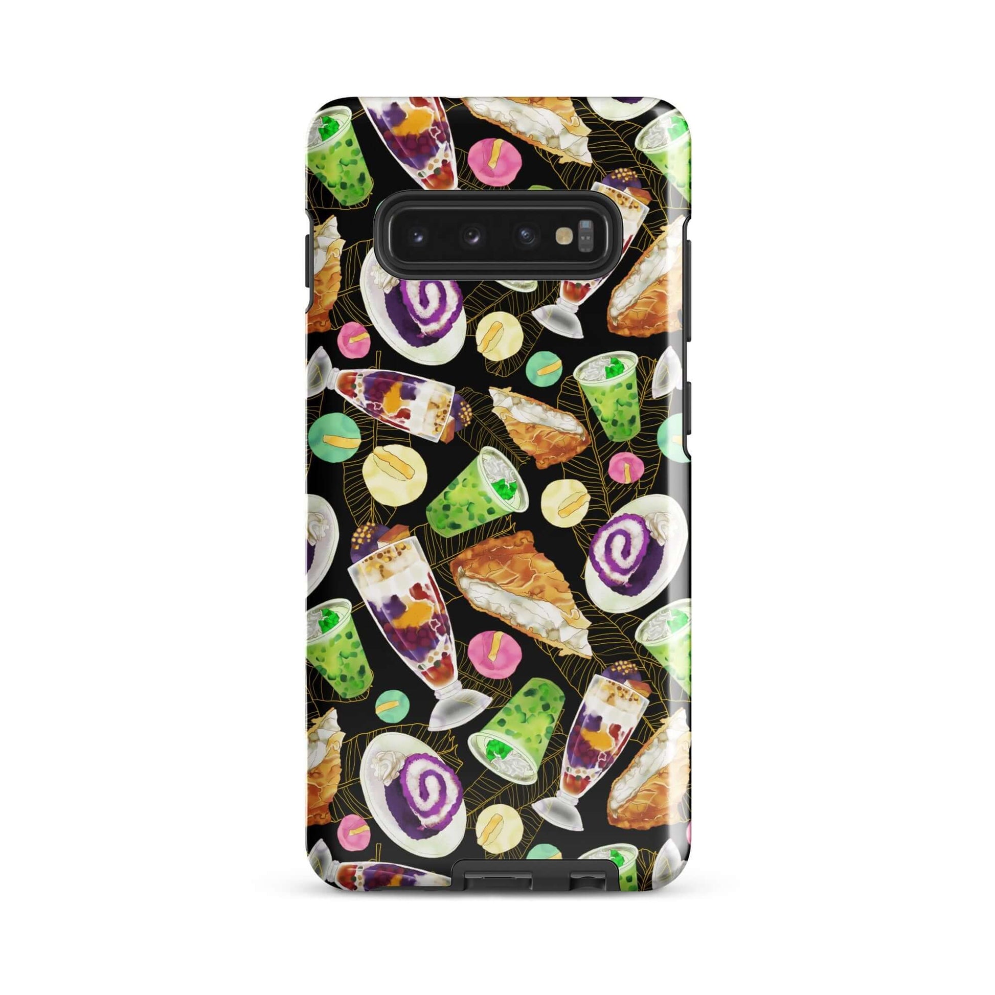 Colorful Filipino Dessert Samsung® Tough Case showcasing vibrant traditional sweets for your stylish protection.