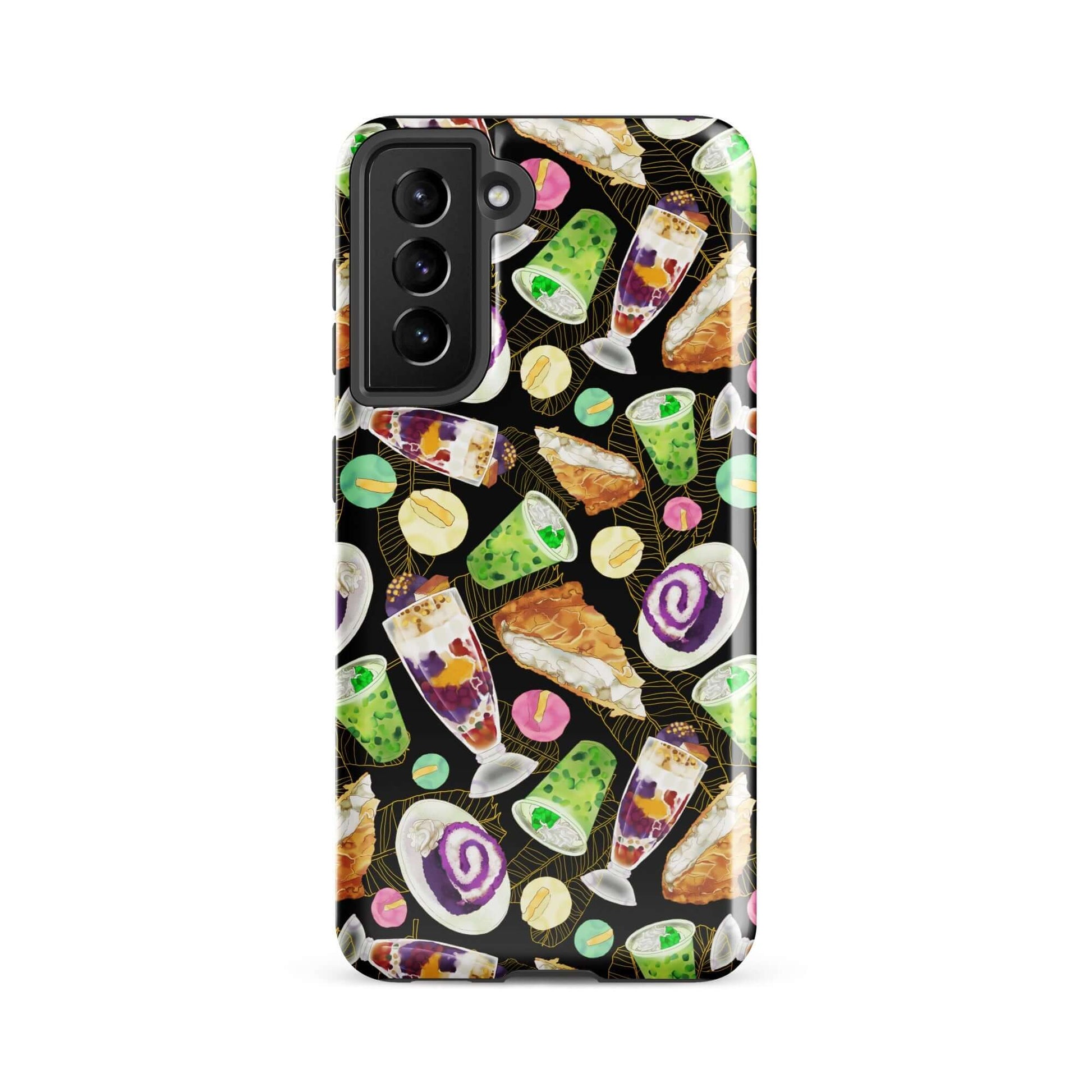 Colorful Filipino Dessert Samsung® Tough Case featuring delightful treats, perfect for food lovers and island enthusiasts.