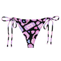 Gamer Girl String Bikini Bottom featuring vibrant gaming graphics, perfect for poolside relaxation this summer.